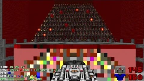 Doom 2 Literalism Level 18 UV with 103% in 19:50