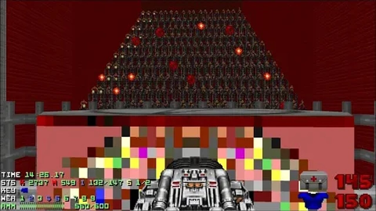 Doom 2 Literalism Level 18 UV with 103% in 19:50