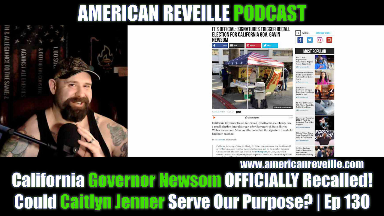 California Governor Newsom OFFICIALLY Recalled! Could Caitlyn Jenner Serve Our Purpose? | Ep 130