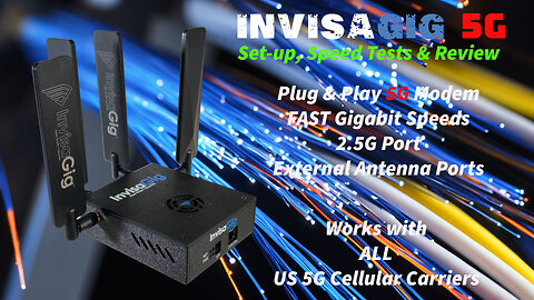 InvisaGIG 5G Review : WOW THIS IS FAST!
