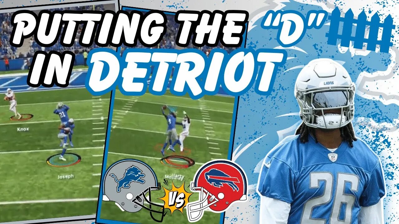 Madden NFL 24 | H2H Putting the D in Detriot | Bills vs Lions