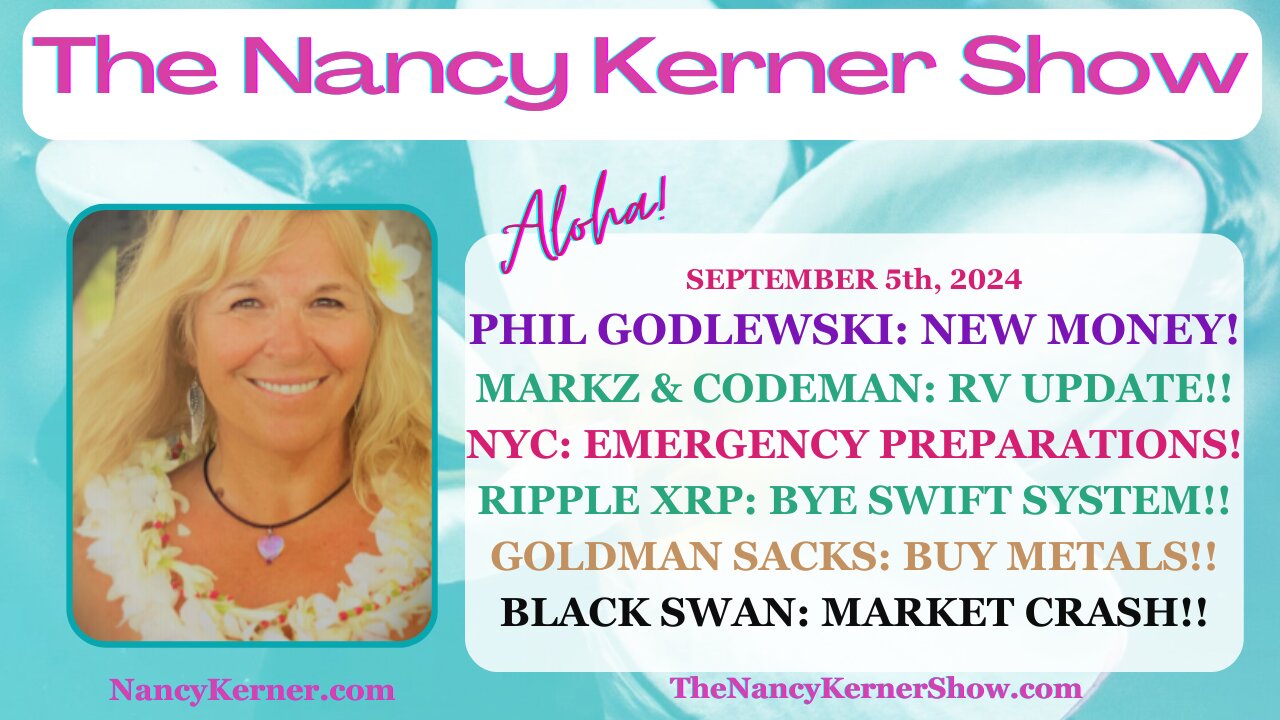 Phil Godlewski:New Money! RV Update-NYC:Hazmat Prep-RippleXRP:SWIFT OUT-BlackSwan:Market CRASH!