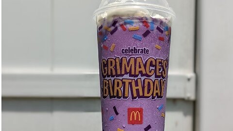 so i try grimace shake