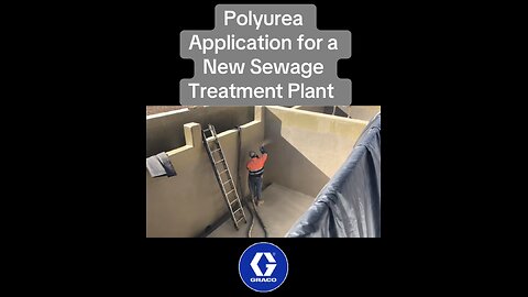Polyurea Application for a New Sewage Treatment Plant