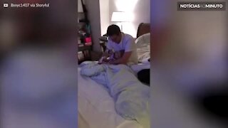 Criança desilude pai ao revelar que é fã de time rival
