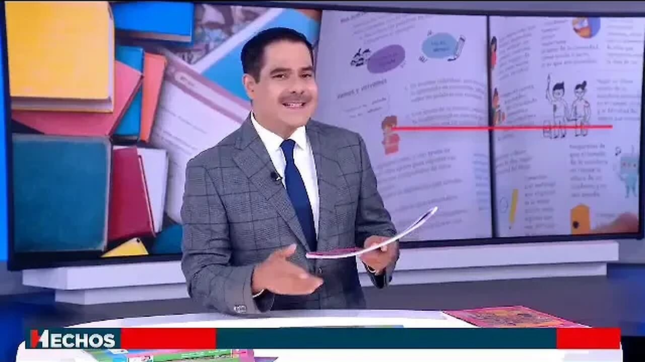 JAVIER ALATORRE CONDUCTOR DE HECHO (AZTECA UNO), ADVIERTE SOBRE LIBROS COMUNISTAS EN MÉXICO