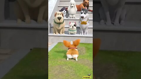 Dog with friends Dance | Cartoon #shorts
