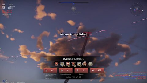 War Thunder - Capture and Hold the Airfield Domination, 1st place victory, Terror of the Sky