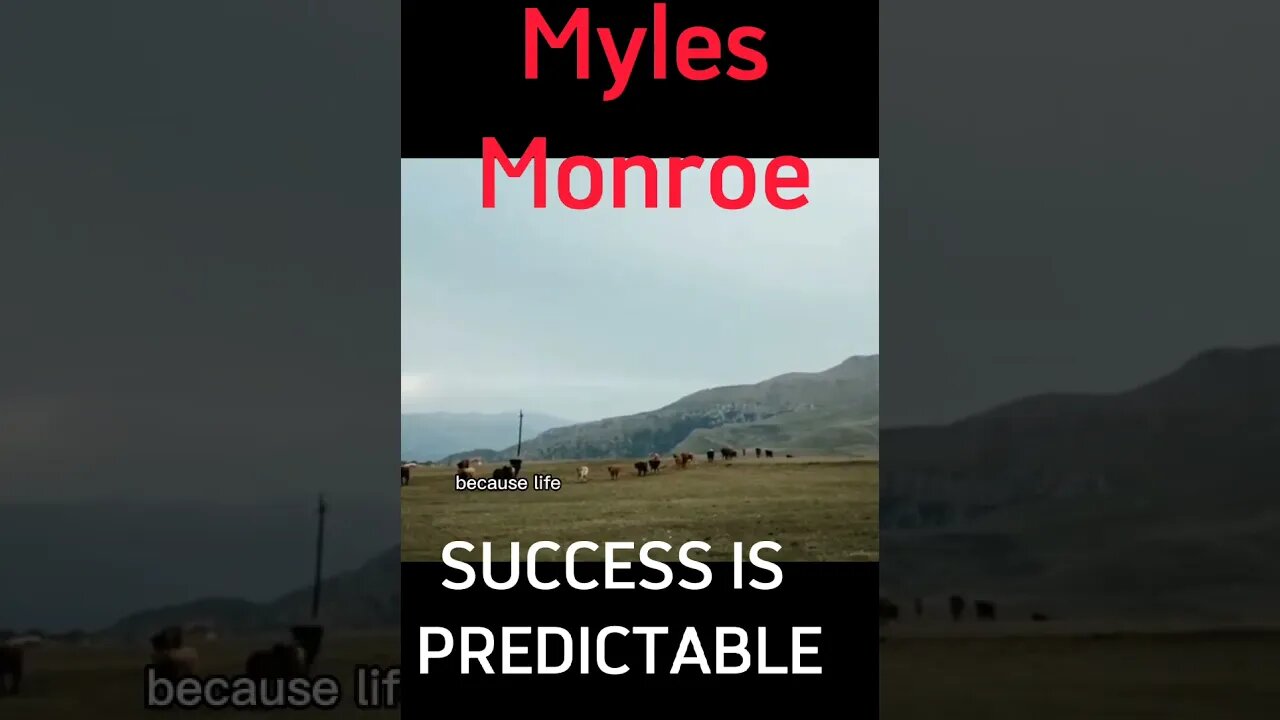 Myles Monroe - success is predictable. #success #viral #viralvideo