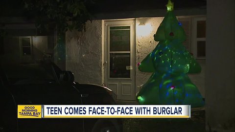 Burglar surprises teen asleep in her home