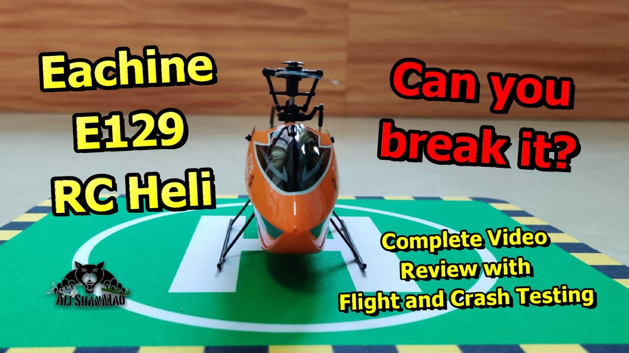 Eachine E129 4CH 6-Axis Gyro Altitude Hold Flybarless RC Helicopter RTF
