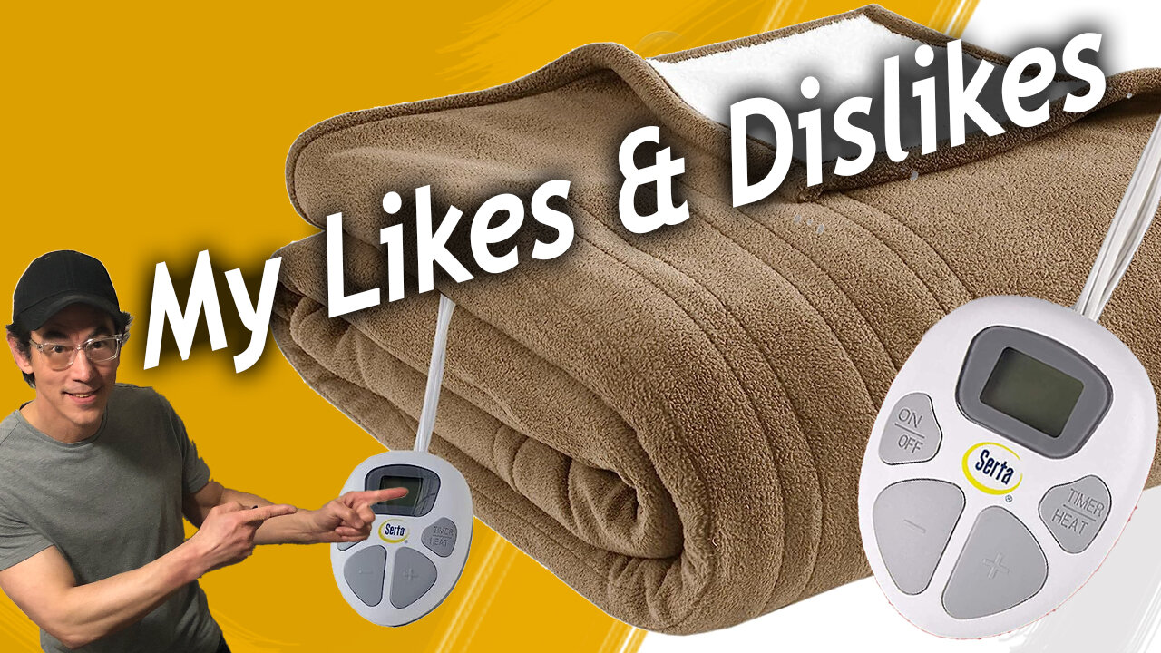 Serta Reversible Electric Heat Blanket, My Likes Dislikes & How It Works! Product Links