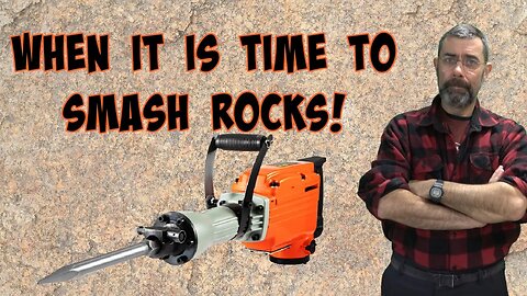 VEVOR Jack Hammer! Rocks and concrete stand little chance against one of these!