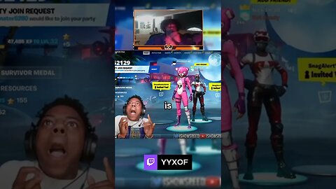 YYXOF finds iShowSpeed calling Nickeh30 SCARED on FORTNITE! #shorts
