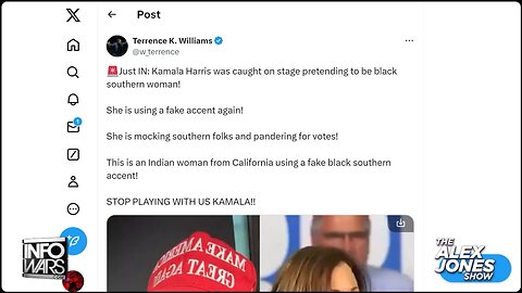 Kamala Harris Caught Stealing The Identity Of Southern Black Women