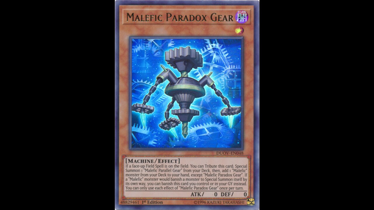 Yu-Gi-Oh! Duel Links - Malefic Paradox Gear Effect Gameplay