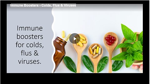 mmune Boosters - Colds, Flus & Viruses
