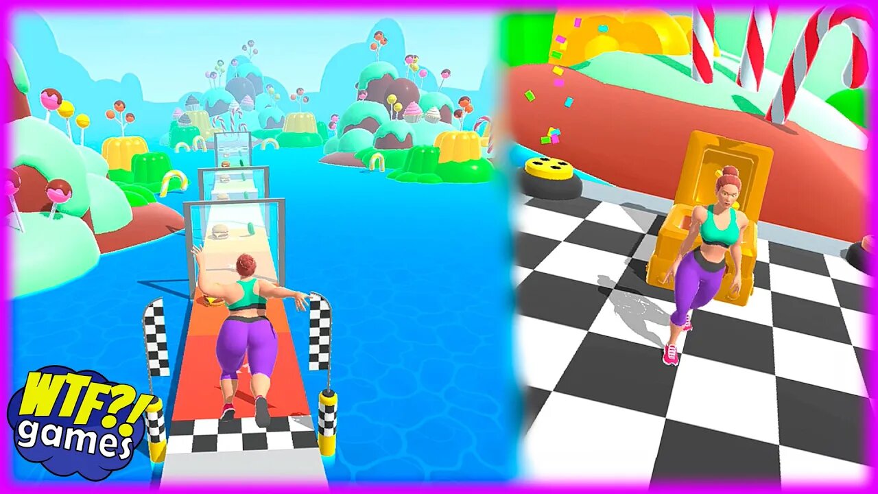 Fat 2 Fit! Gameplay 🍕🍔🥒 Part 5 lvl 12-14 -||- All Levels (iOS & Android)