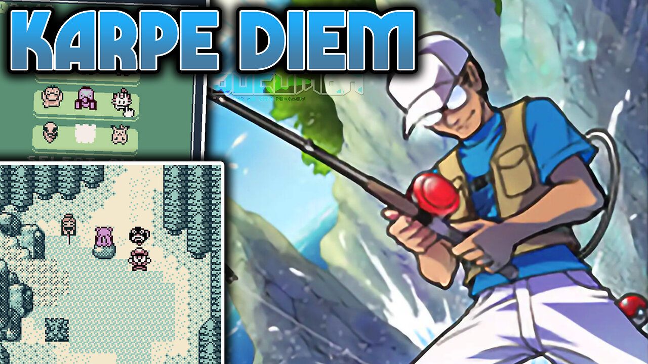 Karpe Diem - GB ROM, Pokemon slice of life game and You're a fisherman in the Joisey region