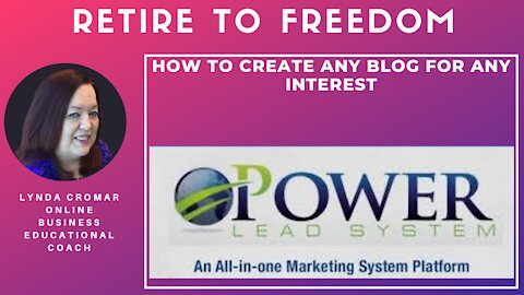 How to create any blog for any interest