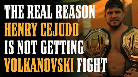 The REAL REASON Triple-C is Not Getting the Volkanovski Fight Despite Being the BIGGEST DRAW??