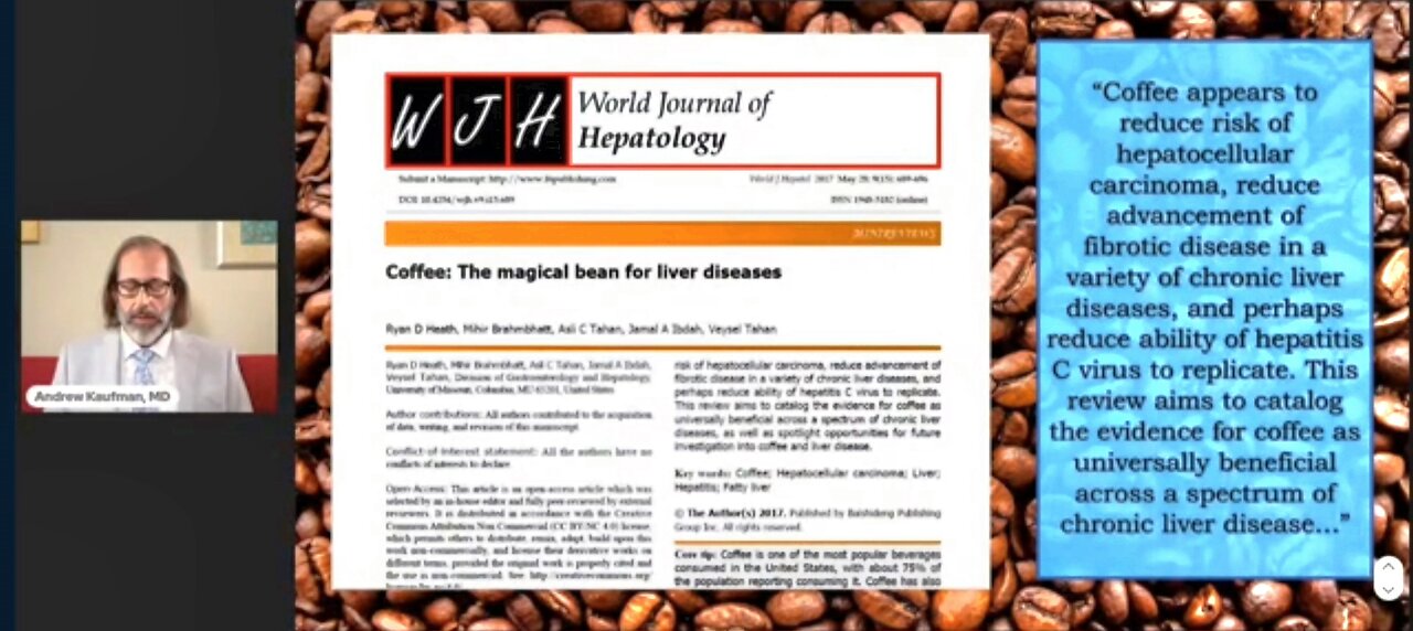 ATTENTION COFFEE DRINKERS: Dr Andrew Kaufman On the Benefits Of COFFEE ☕️