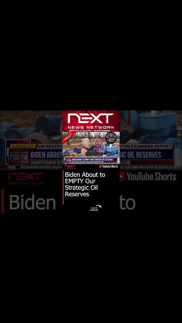 Biden About to EMPTY Our Strategic Oil Reserves #shorts