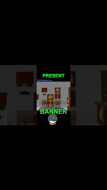 Minecraft: Christmas Present Banner #2