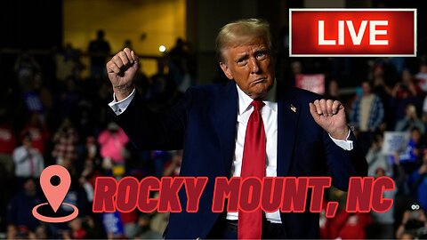 DONALD TRUMP, RALLY, ROCKY MOUNT, NORTH CAROLINA, 2024