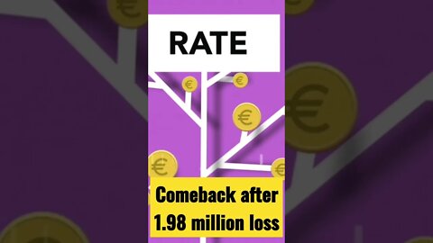 Trump Comeback after 1.98 Million Loss #shorts