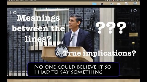 Rishi Sunak's simplified Edition 1st speech