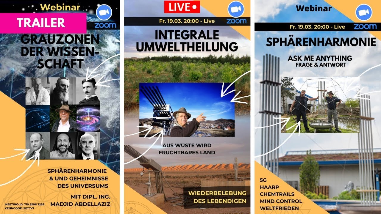 Trailer Webinar#1 - 19-03-21 - Verstehe die Geheimnisse des Universums