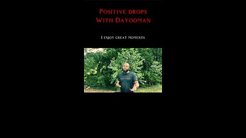 I Enjoy Great Moments #dayodman #motivation #eeyayyahh #motivationalspeaker #me