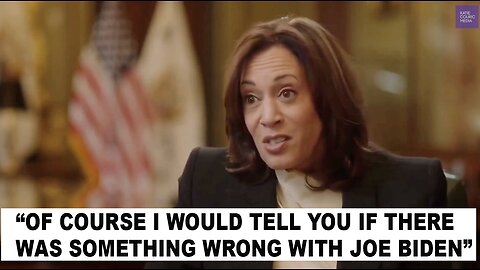 Watch as Vice Pres. KAMALA HARRIS-2nd In Command of the U.S. LIES TO OUR FACES!