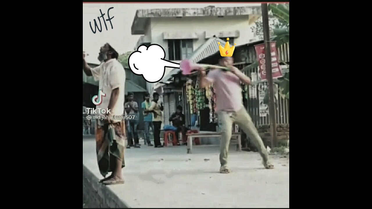 Funny Flute prank old man । Funny pipe prank old man । tonmoys