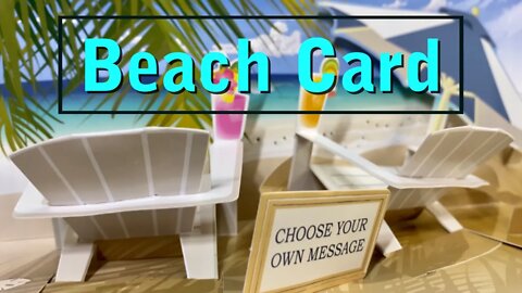 3D Pop Up Beach Greeting Card Review
