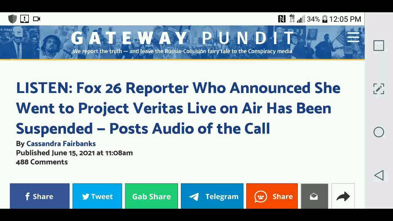 Local Reporter Suspended For On Air Disclosure...
