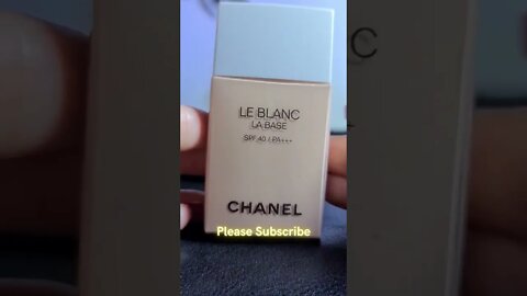 Chanel Le Blanc La Base SPF 40/PA+++ Peche #shorts