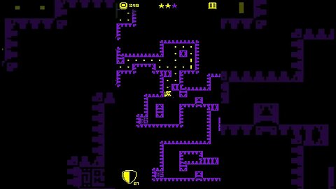 Mastering Tomb of the Mask: Achieving All Stars on Level 44 (No Commentary)