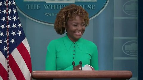 CRINGE: Karine Jean-Pierre Asks Reporter What His Favorite Beyonce Song Is