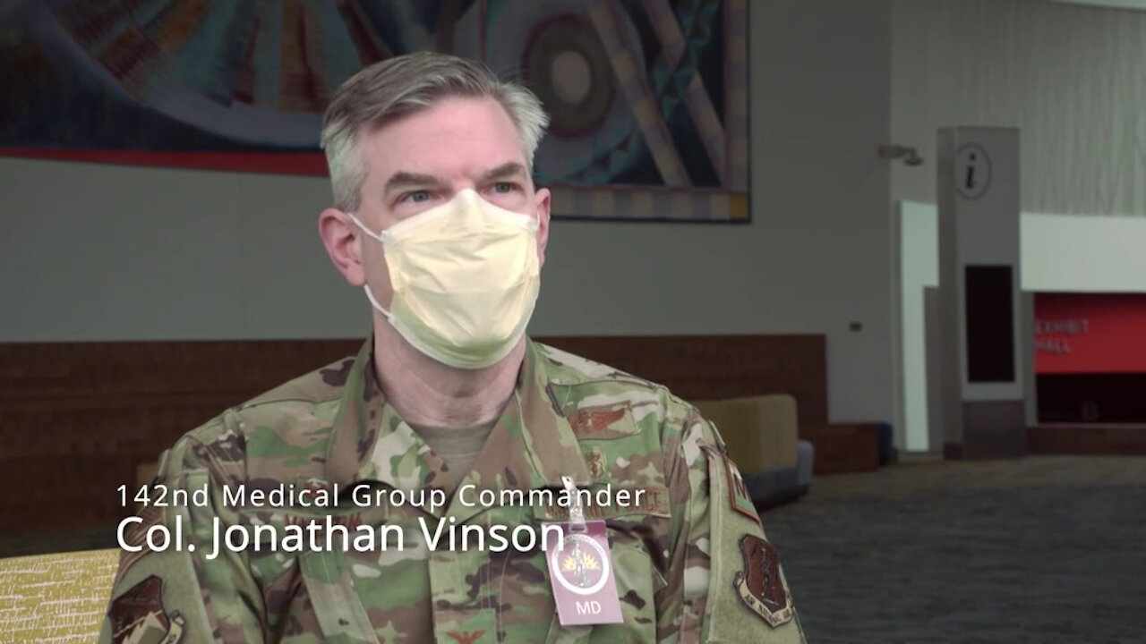 Colonel Jonathan Vinson Supports Vaccine Efforts