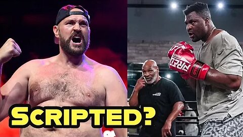 It's an Act.. Mike Tyson Training Francis Ngannou for Tyson Fury Reporter Says