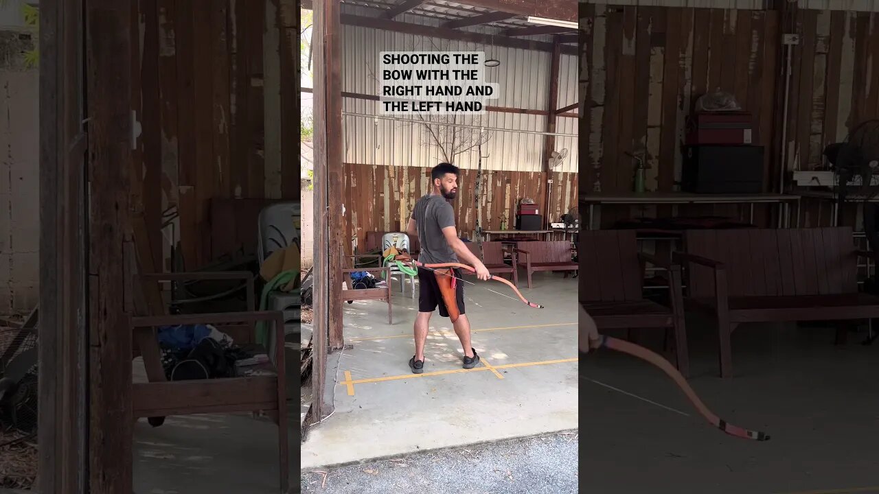 55LBS KOREAN BOW SHOT WITH RIGHT HAND AND LEFT HAND