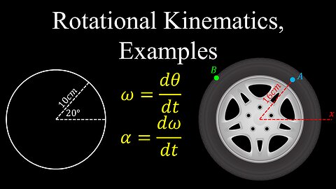 Rotational Kinematics, Examples - Physics