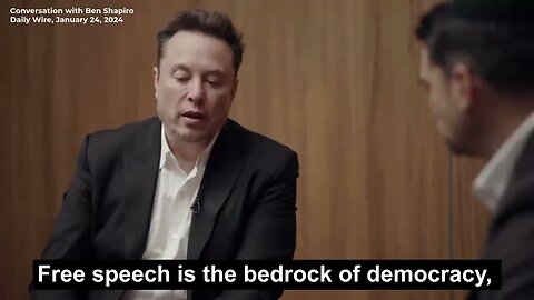 ELON: ALS WE DE VRIJHEID VAN MENINGSUITING VERLIEZEN, VERLIEZEN WE DE DEMOCRATIE