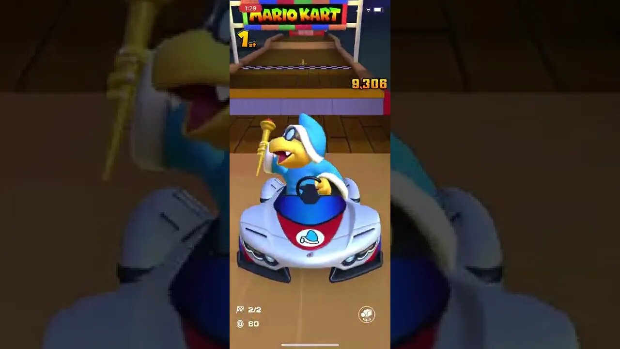 Mario Kart Tour - P-Wing Gameplay (Sky Tour Week 1 Tier Shop Reward Kart)