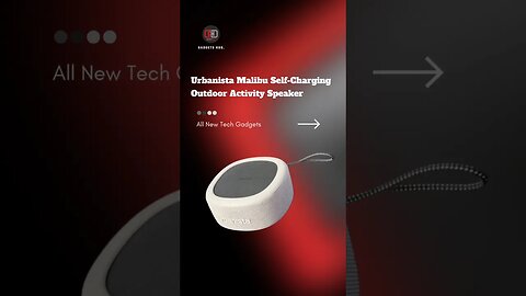 Urbanista Malibu Self-Charging Outdoor Activity Speaker #speaker #shorts