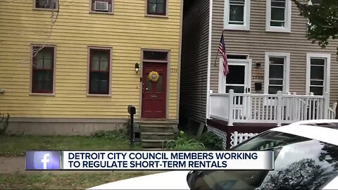 Detroit city council members working to regulate short-term rentals