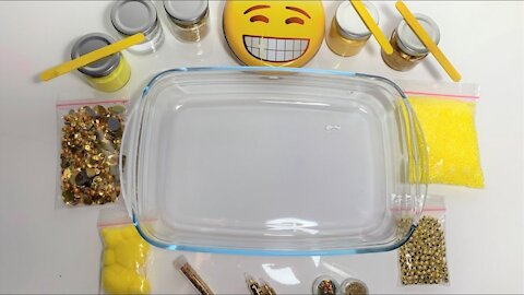Making Crunchy GOLD Slime | Relaxing Satisfying Slime | #4