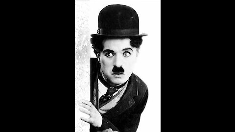 #charlie Chaplin na cadeua
